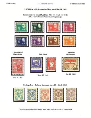OSVOBOZENÍ JUGOSLÁVIE – list 100