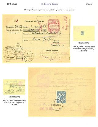OSVOBOZENÍ JUGOSLÁVIE – list 106