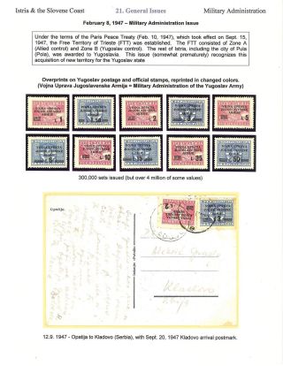 OSVOBOZENÍ JUGOSLÁVIE – list 135