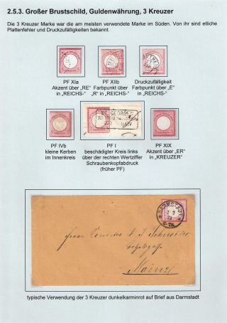 GERMAN EMPIRE STAMP ISSUE 1872-1874 - EAGLE AND SHIELD – sheet 44
