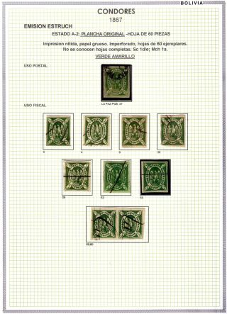 BOLIVIEN - XIX. JAHRHUNDERT – Blatt 3