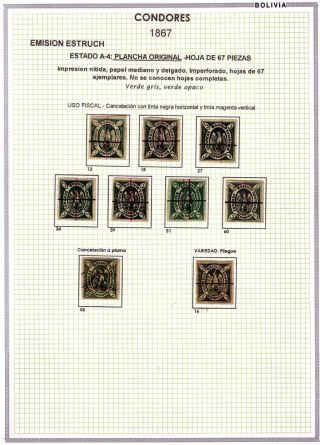 BOLIVIEN - XIX. JAHRHUNDERT – Blatt 7
