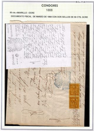 BOLIVIEN - XIX. JAHRHUNDERT – Blatt 30