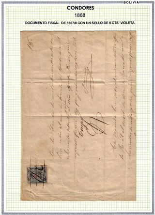 BOLIVIEN - XIX. JAHRHUNDERT – Blatt 35