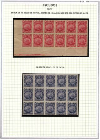 BOLIVIEN - XIX. JAHRHUNDERT – Blatt 57