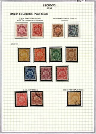 BOLIVIEN - XIX. JAHRHUNDERT – Blatt 72