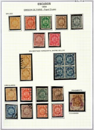 BOLIVIEN - XIX. JAHRHUNDERT – Blatt 77