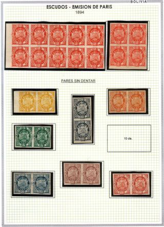 BOLIVIEN - XIX. JAHRHUNDERT – Blatt 79