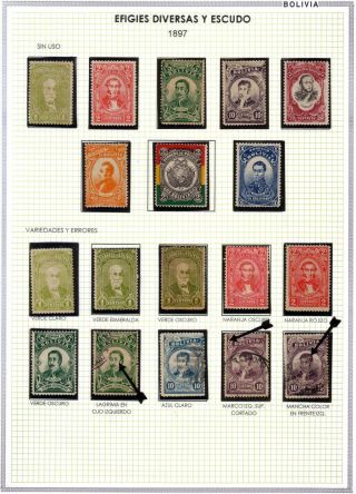 BOLIVIEN - XIX. JAHRHUNDERT – Blatt 81