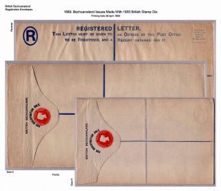 BETSCHUANALAND - EINSCHREIBENUMSCHÄGE – Blatt 30