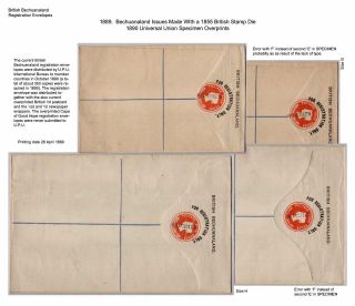 BETSCHUANALAND - EINSCHREIBENUMSCHÄGE – Blatt 34