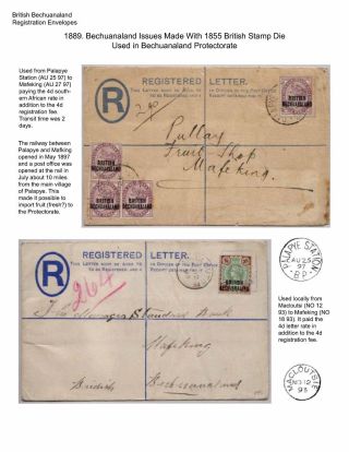 BETSCHUANALAND - EINSCHREIBENUMSCHÄGE – Blatt 39