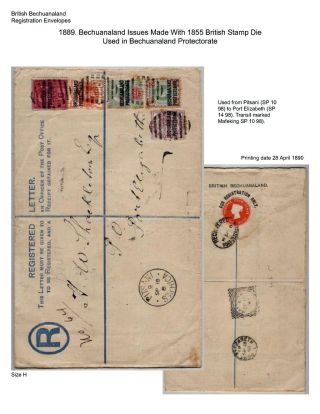BETSCHUANALAND - EINSCHREIBENUMSCHÄGE – Blatt 40