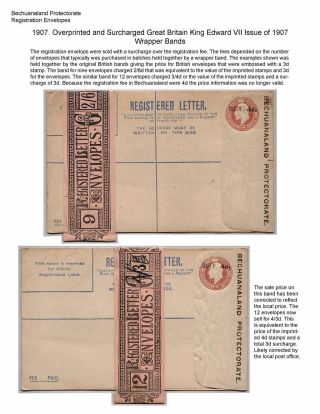 BETSCHUANALAND - EINSCHREIBENUMSCHÄGE – Blatt 51