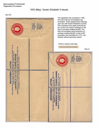 BETSCHUANALAND - EINSCHREIBENUMSCHÄGE – Blatt 73