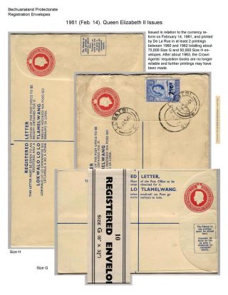 BETSCHUANALAND - EINSCHREIBENUMSCHÄGE – Blatt 75