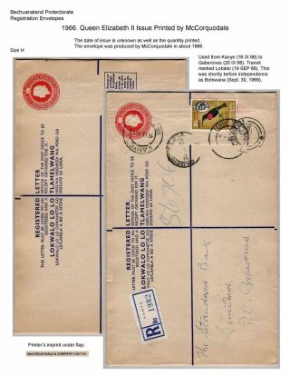 BETSCHUANALAND - EINSCHREIBENUMSCHÄGE – Blatt 78