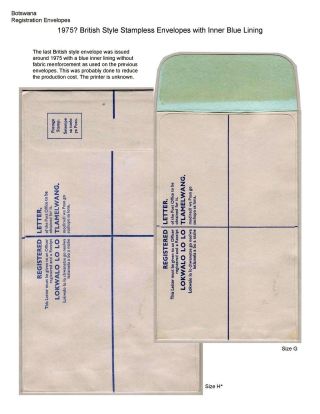 BETSCHUANALAND - EINSCHREIBENUMSCHÄGE – Blatt 82