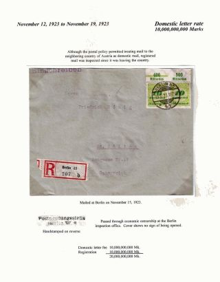 WENN FÜR GELD WENIG GEKAUFT - DEUTSCHE INFLATION NACH 1. WELTKRIEG – Blatt 99