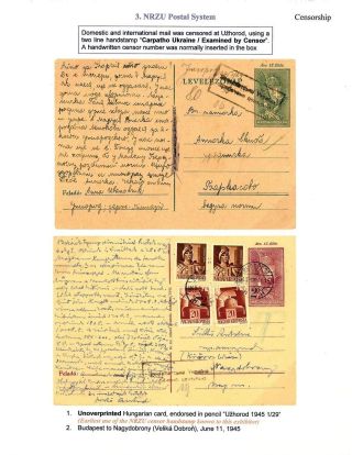 CARPATHO - UKRAINE 1944-1945 – sheet 17