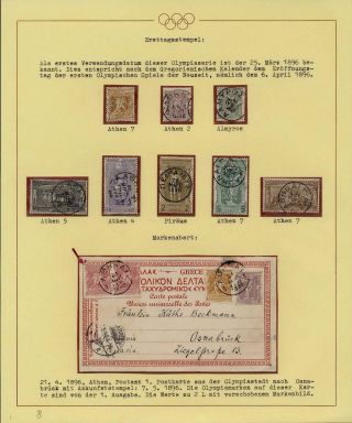 OLYMPIC GAMES 1896-1930 – sheet 8