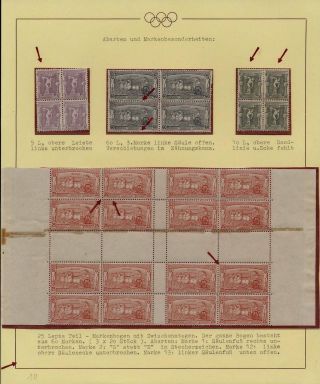 OLYMPIC GAMES 1896-1930 – sheet 13