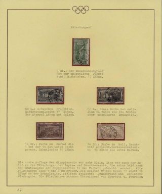 OLYMPIC GAMES 1896-1930 – sheet 21