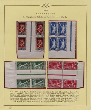 OLYMPIC GAMES 1896-1930 – sheet 55