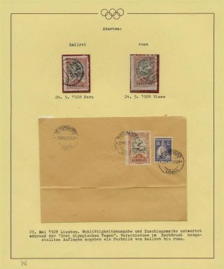 OLYMPIC GAMES 1896-1930 – sheet 111