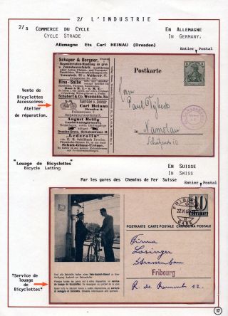 CYCLING AS A SPORT – sheet 17