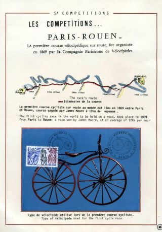 CYCLING AS A SPORT – sheet 46