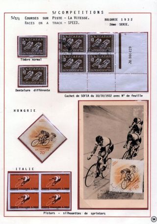 CYCLING AS A SPORT – sheet 54