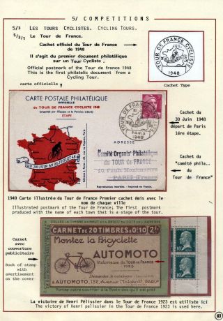 CYCLING AS A SPORT – sheet 63