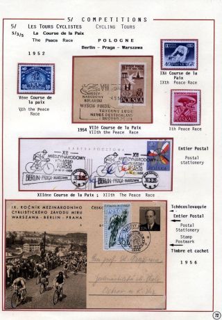 CYCLING AS A SPORT – sheet 72