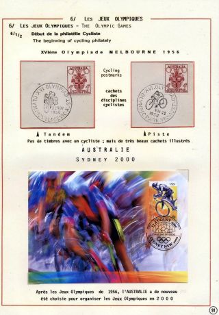 CYCLING AS A SPORT – sheet 91