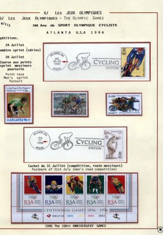CYCLING AS A SPORT – sheet 96