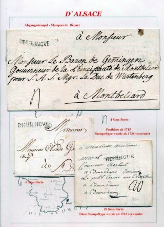 ALSACE (1725-1899) – sheet 4