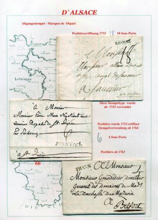ALSACE (1725-1899) – sheet 26
