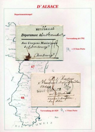 ALSACE (1725-1899) – sheet 38