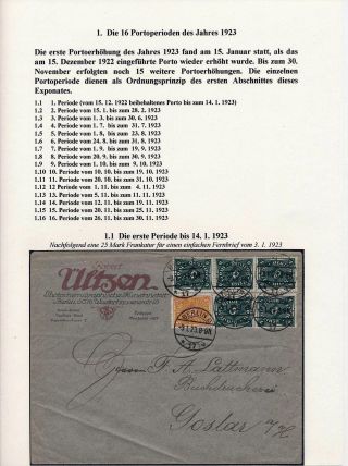 GERMANY - INFLATION II. – sheet 1