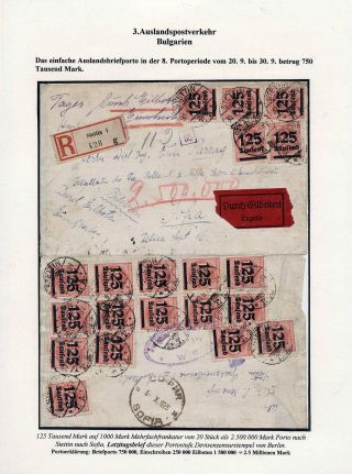 DEUTSCHES REICH - INFLATION II. – Blatt 40