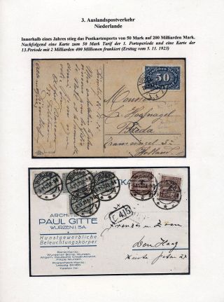 DEUTSCHES REICH - INFLATION II. – Blatt 44