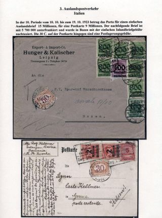 DEUTSCHES REICH - INFLATION II. – Blatt 46