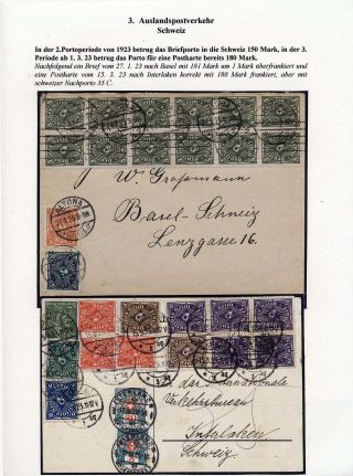 DEUTSCHES REICH - INFLATION II. – Blatt 48
