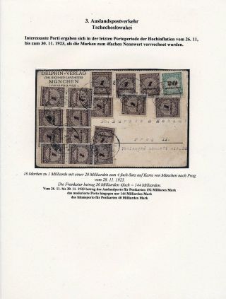 GERMANY - INFLATION II. – sheet 85