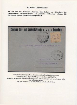GERMANY - INFLATION II. – sheet 99