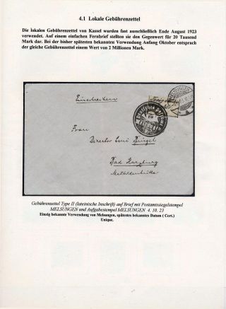 GERMANY - INFLATION II. – sheet 100