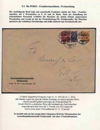 GERMANY - INFLATION II. – sheet 112