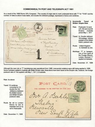 AUSTRALIA: POSTAGE DUE – sheet 14