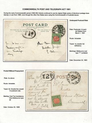 AUSTRALIA: POSTAGE DUE – sheet 15